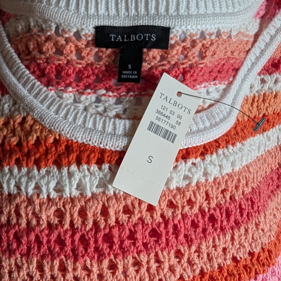 Talbots Multicolor Knit Top - Picture 6 of 8